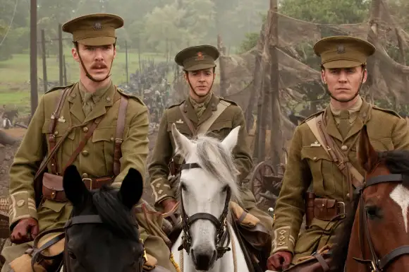 Benedict Cumberbatch, Patrick Kennedy, and Tom Hiddleston 'War Horse' 2011
