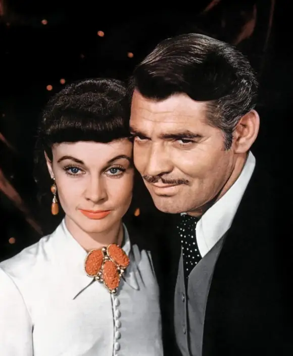 Vivien Leigh and Clarke Gable in "Gone With the Wind