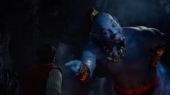 Will Smith ALADDIN 2019 a live action adaptation of Disney s animated classic Photo credit Disn