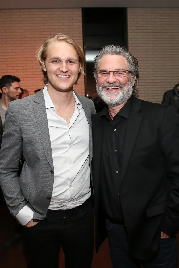 Wyatt Russell and Kurt Russell attend the "Everybody Wants Some" after-party during the 2016 SXSW Music, Film + Interactive Festival.