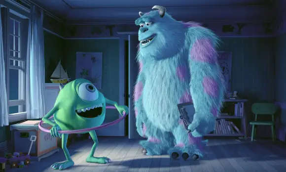 "Mike Glotzkowski" et "James P. 'Sulley' Sullivan" de "Die Monster AG".