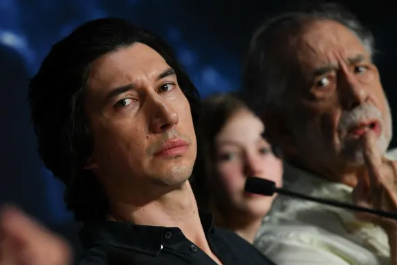 Cannes - Megalopolis Press Conference Director Francis Ford Coppola and Adam Driver attend the Megalopolis press confere