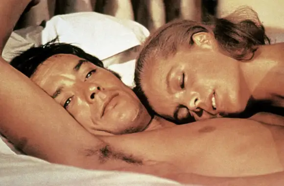 Alain Delon and Romy Schneider in 'La Piscine'