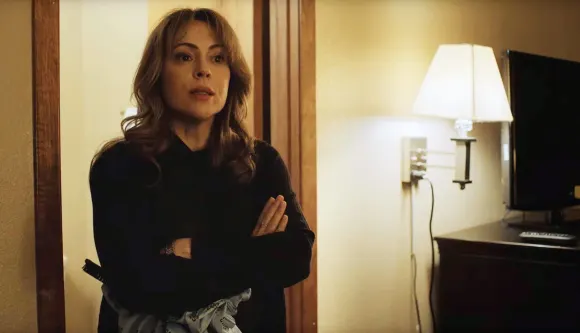 RECORD DATE NOT STATED WHO ARE YOU PEOPLE, Alyssa Milano, 2023. Gravitas Ventures /Courtesy Everett Collection PUBLICATI