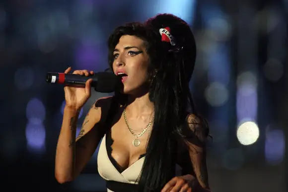 Amy Winehouse au concert 46664 : En célébration de la vie de Nelson Mandela le 27 juin 2008