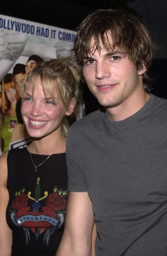 Ashley Scott and Ashton Kutcher