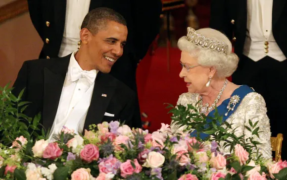Barack Obama, Queen Elizabeth