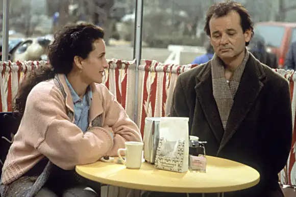 Andie MacDowell and Bill Murray in 'Groundhog Day'