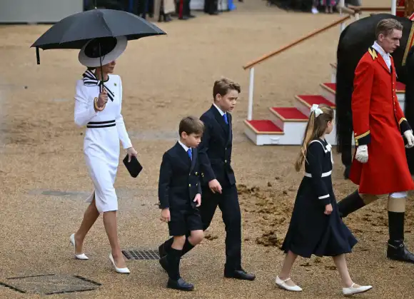 Princess Kate, Prince Louis, Prince George and Princess Charlotte