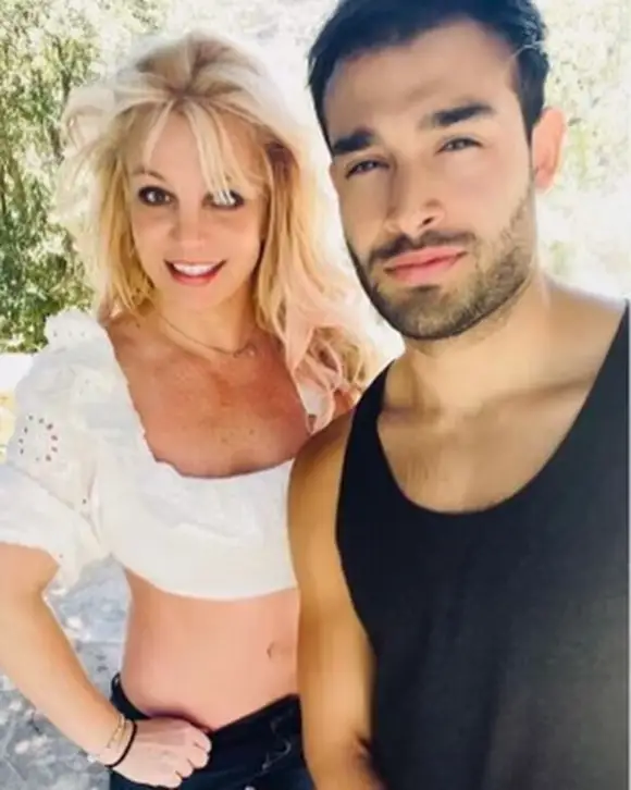 Britney Spears and Sam Asghari