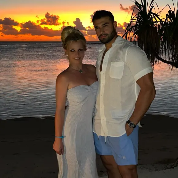 Britney Spears and Sam Asghari