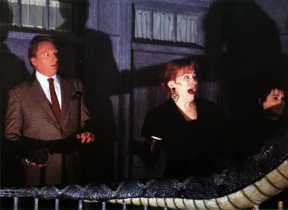 Jeffrey Jones and Catherine O'Hara in 'Beetlejuice'