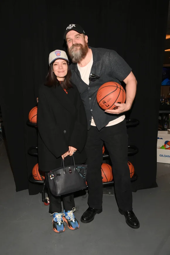 Lily Allen and David Harbour