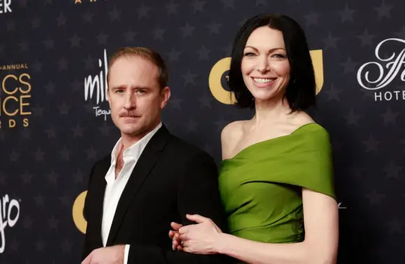Ben Foster and Laura Prepon