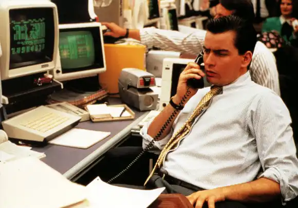 Charlie Sheen in 'Wall Street'