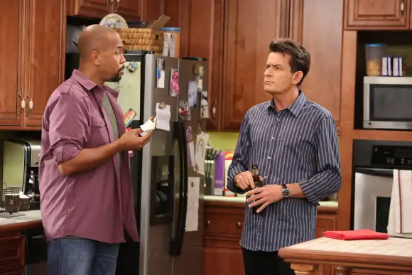 Michael Boatman, Charlie Sheen in 'Anger Management'