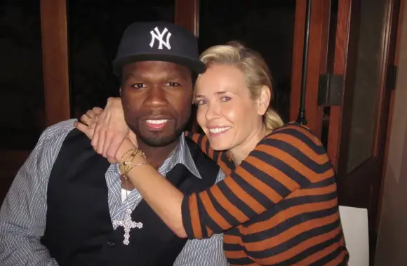 Chelsea Handler and 50 Cent