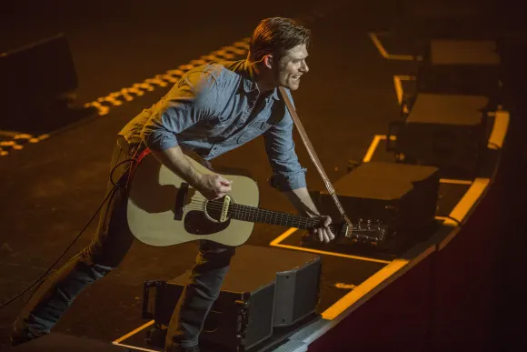 Chris Carmack (who plays Will Lexington) performs at Manchester Apollo, Manchester, England as part of the Nashville In