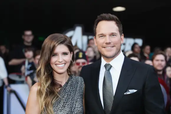 Katherine Schwarzenegger and Chris Pratt at the premiere of Avengers: Endgame on April 23, 2019