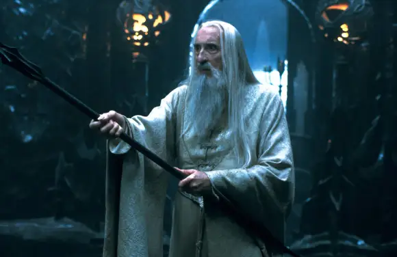 Christopher Lee in The Lord of the Rings