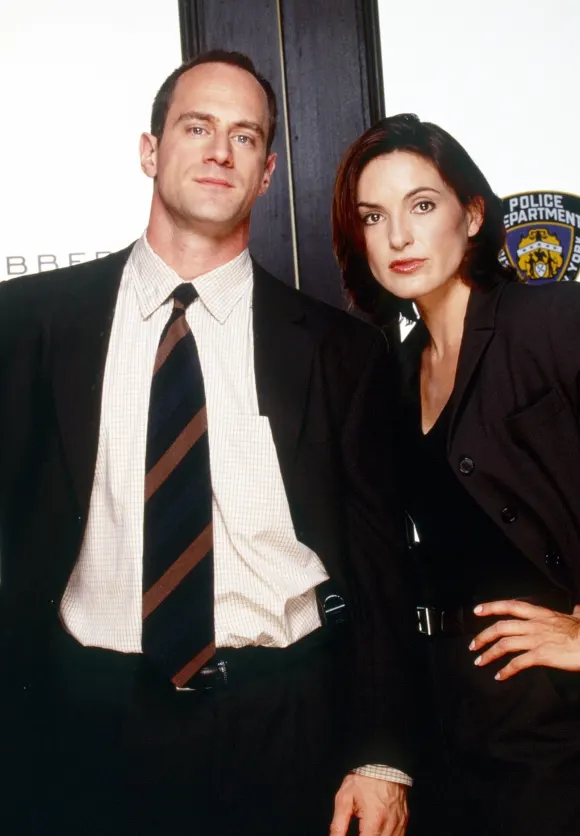 Christopher Meloni and Mariska Hargitay play "Benson" and "Stabler" in Law & Order: SVU