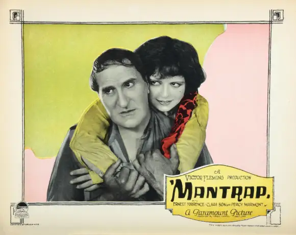 Ernest Torrence, Clara Bow dans "Mantrap".