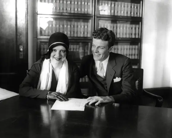 Clara Bow et Rex Bell