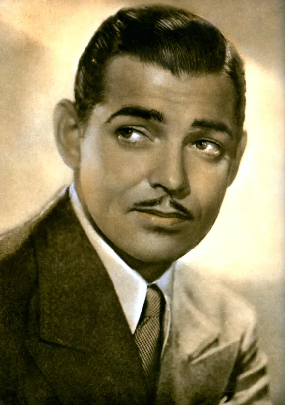 RECORD DATE NOT STATED Clark Gable, American actor, 1934-1935. Known as the King of Hollywood Gable was the biggest box
