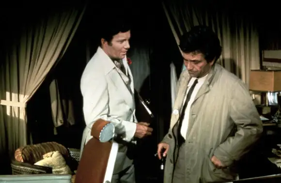 William Shatner and Peter Falk in 'Columbo'