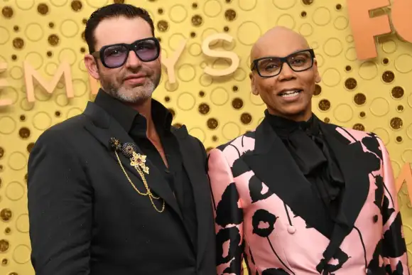 Georges LeBar and RuPaul