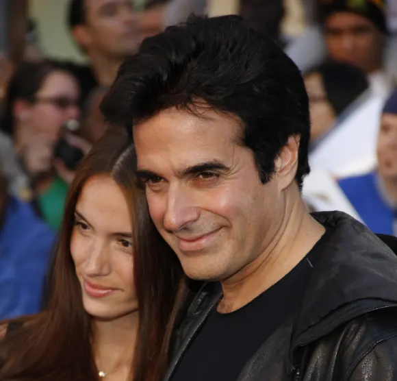David Copperfield and Chloe Gosselin at the Los Angeles premiere of 'Gnomeo And Juliet' held at the