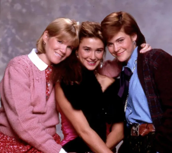 Mare Winningham, Demi Moore, Ally Sheedy in 'St. Elmo's Fire'