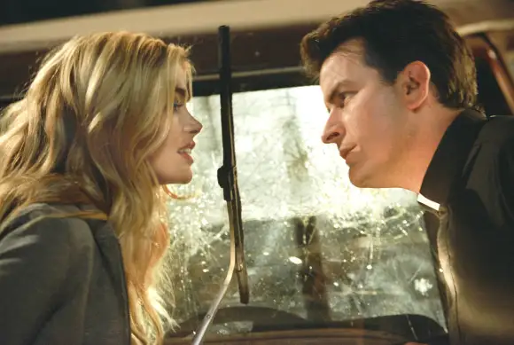 Denise Richards and Charlie Sheen in 'Scary Movie 3'