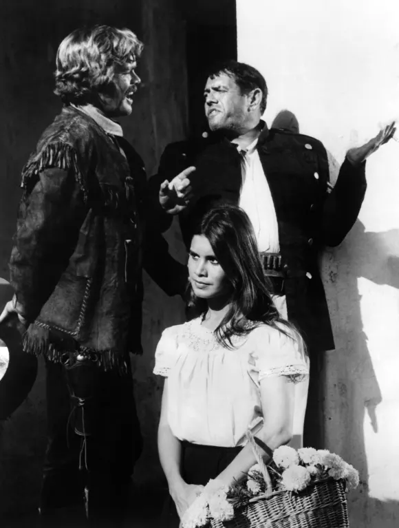Doug McClure, Desi Arnaz, Susana Mirando dans "Les hommes de Shiloh".
