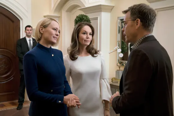 Robin Wright, Diane Lane and Greg Kinnear in 'House of Cards'