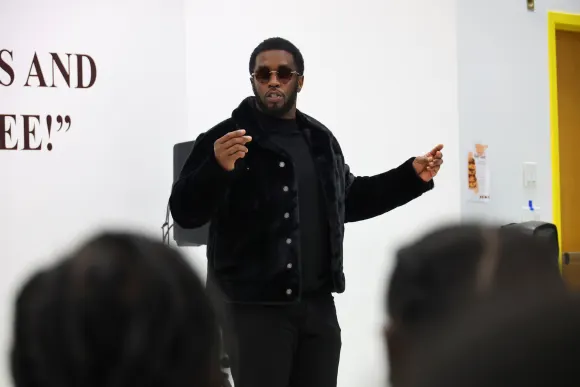 Sean “Diddy” Combs Surprises Students at His Capital Preparatory School in the Bronx