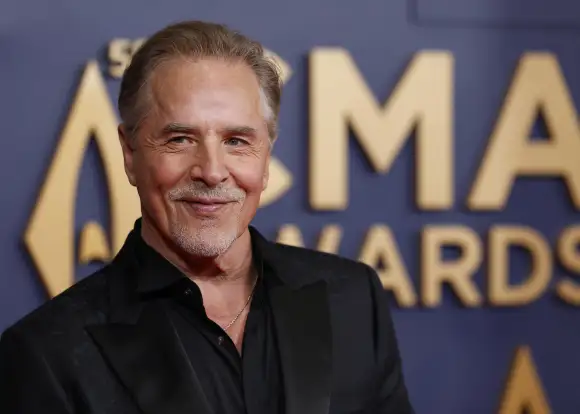 Actor Don Johnson arrives on the red carpet for the 58th CMA Awards in Nashville, Tennessee, on Wednesday, November 20,
