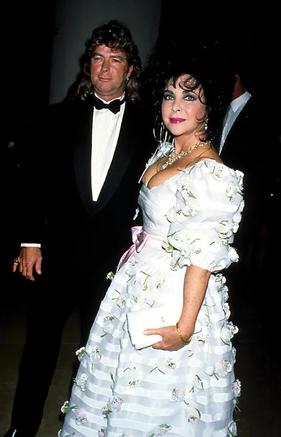 Elizabeth Taylor and Larry Fortensky