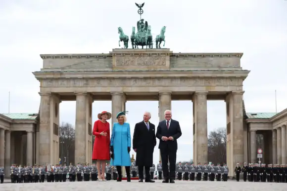 Elke Buedenbender, Queen Camilla, King Charles III. and Frank Walter Steinmeier