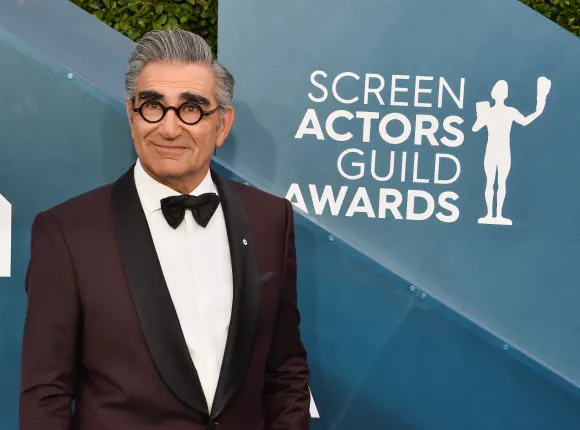 Eugene Levy arrives for the 26th annual SAG Awards held at the Shrine Auditorium in Los Angeles on Sunday, January 19,