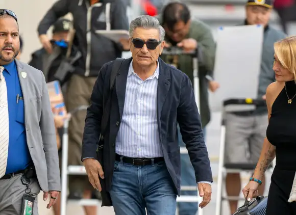 Celebrities spotted at the Jimmy Kimmel Live! Featuring: Eugene Levy Where: Los Angeles, California, United States When: