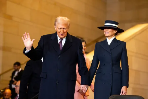 Donald Trump and Melania Trump