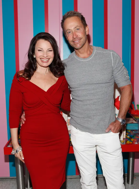 Fran Drescher and Peter Marc Jacobson