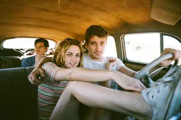 Sam Riley, Kristen Stewart, Garrett Hedlund in 'On the Road'