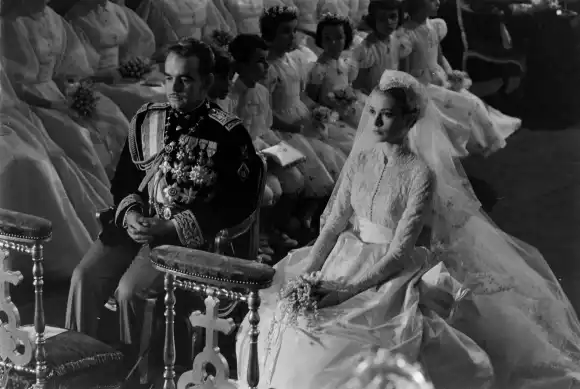 Prince Rainier III et Grace Kelly