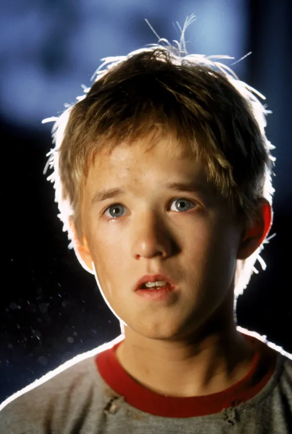 Haley Joel Osment in a scene from the movie 'Artificial Intelligence: AI'.