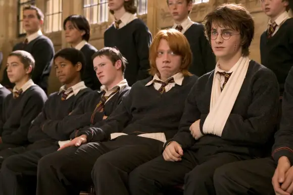 "Harry Potter" Stars: Alfred Enoch, Devon Murray, Rupert Grint, and Danielle Radcliffe
