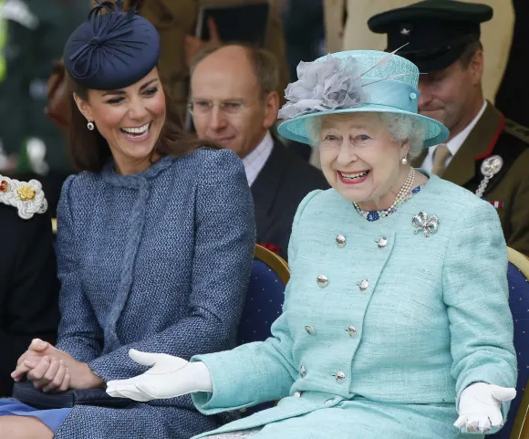 Duchess Kate and Queen Elizabeth II
