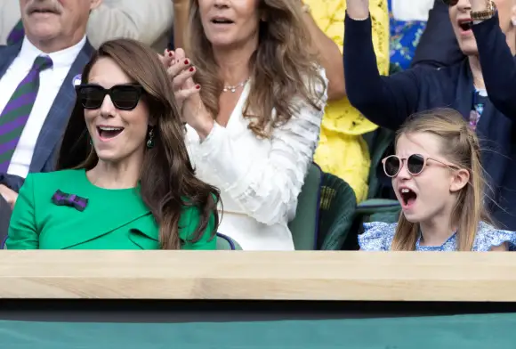 Duchess Kate Princess Charlotte Tennis Tournament Wimbledon 2023