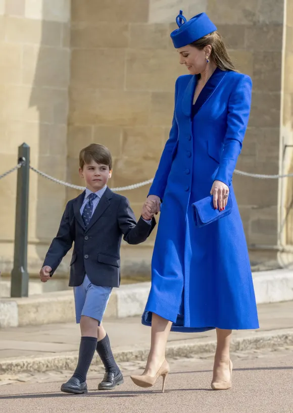 Duchess Kate Prince Louis Easter Service Windsor Castle 2023
